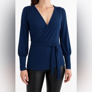 Amour Vert Cassidy Dream Knit Wrap Top - NWT - Size XS